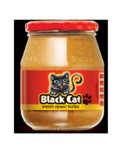 Black Cat Peanut Butter SMOOTH 400g Jar (red)