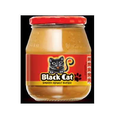 Black Cat Peanut Butter SMOOTH 400g Jar (red)