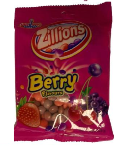 Gordons Sweets Zillions Berry 125g Bag