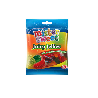 Mr Sweet Juicy Jellies 125g