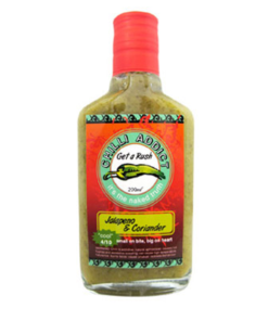Chilli Addict Sauce Jalapeno&Coriander; (4/10) 200ml Bottle