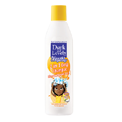 Dark & Lovely Beautiful Begining 2 in 1 Easy Shampoo 250ml Bottle
