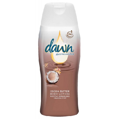 Dawn Moist Lotion Cocoa Butter 400ml Bottle