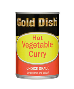 Gold Dish Hot Vegetable Curry 415g Can
