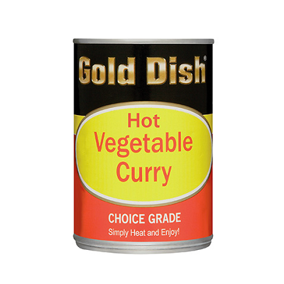 Gold Dish Hot Vegetable Curry 415g Can
