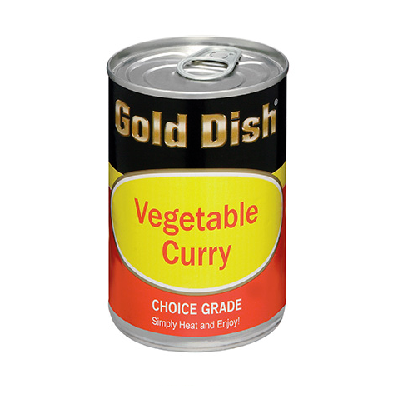 Gold Dish Vegetable Curry 415g Can