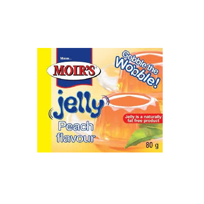 Moirs Instant Jelly Peach 80g