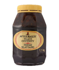 Mrs Balls Chutney Peach  1.1kg Bottle (yellow)