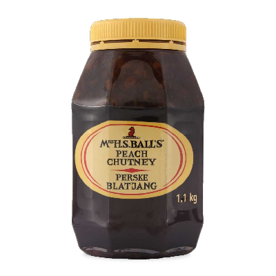 Mrs Balls Chutney Peach 1.1kg Bottle (yellow)