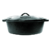 Oil Cured Bake Potjie Size #14 (Flat Bottom)