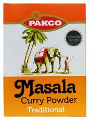 Pakco Masala Roasted Curry Powder 100g Box