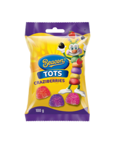 Beacon Jelly Tots Craziberries Tots 100g
