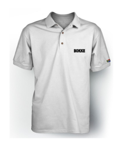 Golf Shirt Men's BOKKE White