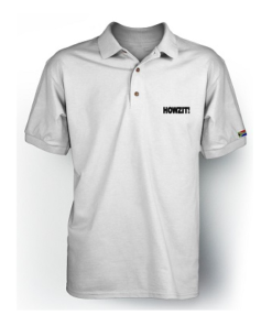Golf Shirt Men's HOWZIT White
