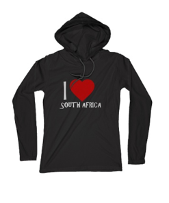 Hoodie Women's I HEART SA Black