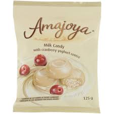 Amajoya Milk Candy with Cranberry Yoghurt 125g