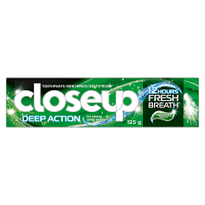 Closeup Menthol Fresh Gel Deep Action Toothpaste 160g