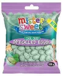 Mr Sweet Speckled Eggs Cool Crisp 125g Bag