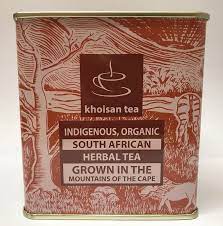 Khoisan Organic Rooibos Loose tea Herbal infusion 200g Tin