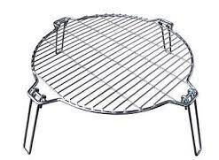 Braai Grid LK's Namib Round Collapsible (mild steel) (Diameter 560mm, stands 180mm high)