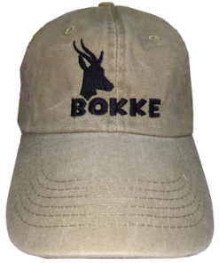Cap Beige Stone Wash Cotton - Bokke Black