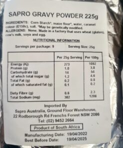 Sapro Traditional Gravy Powder 225g