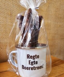 Gift - Mug Enamel with 250g Drywors