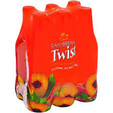 Caribbean Twist Peach Paradise 6 x 275ml